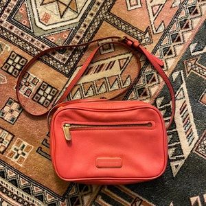 Marc by Marc Jacobs leather coral crossbody bag